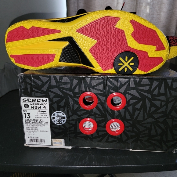 Li Ning Way Of Wade 4 Screws Men's sz 13 - Picture 2 of 5